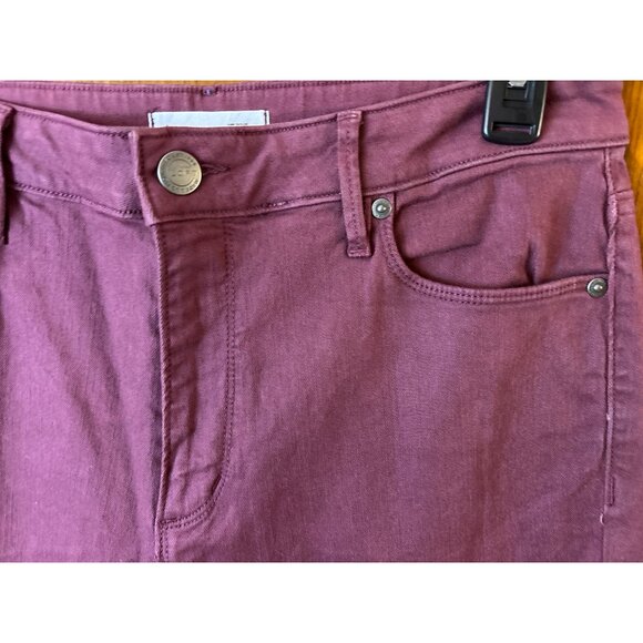 Loft Curvy High Waist Skinny Ankle Jeans - Picture 3 of 6